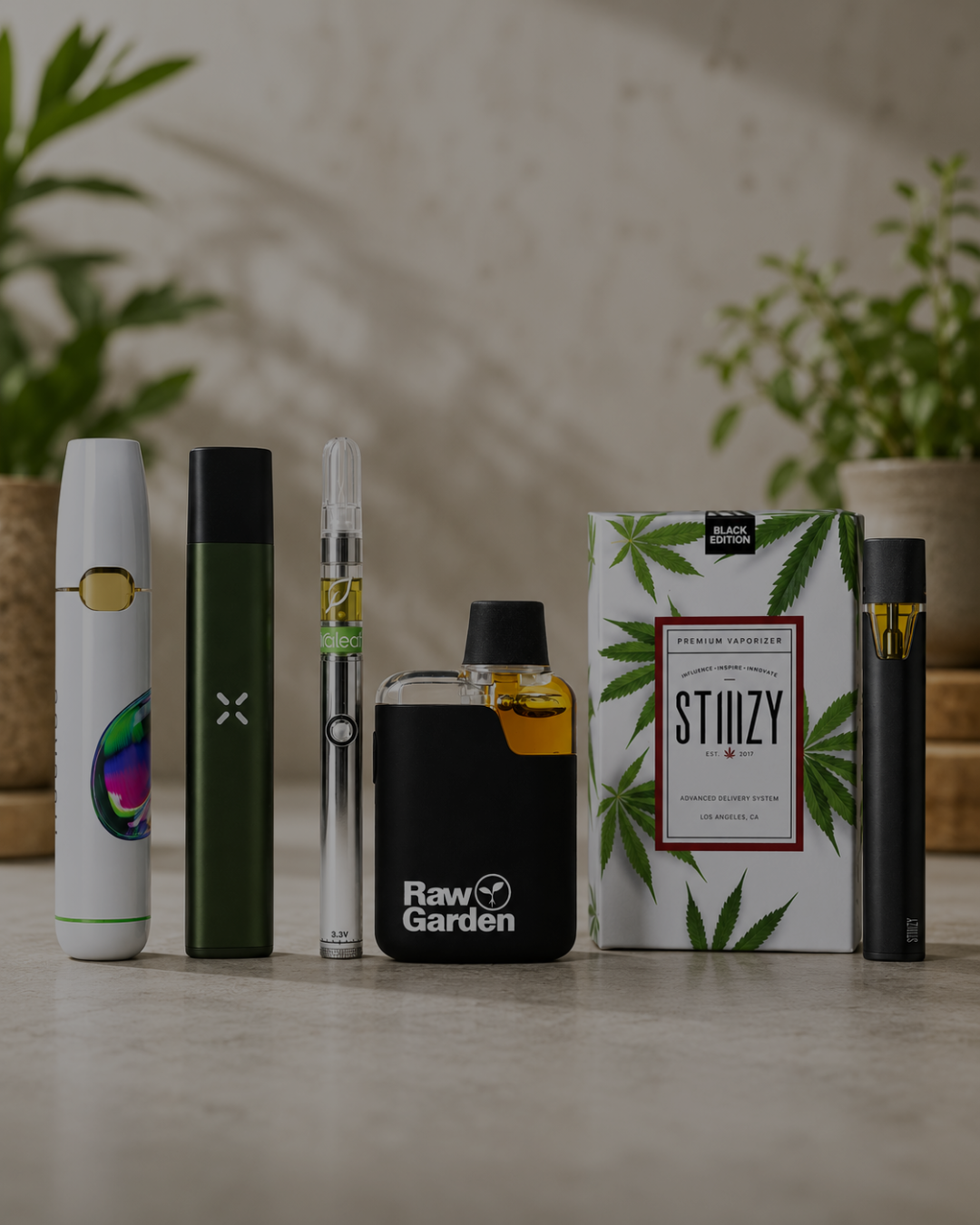 types of cannabis vapes